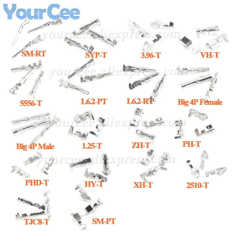 200pcs/10pcs Dupont Connector 2.54mm 2.0mm 3.96mm 1.5mm 1.25mm 5.08mm Jumper Wire Cable Pin Terminal Female MaleHousing Jumper