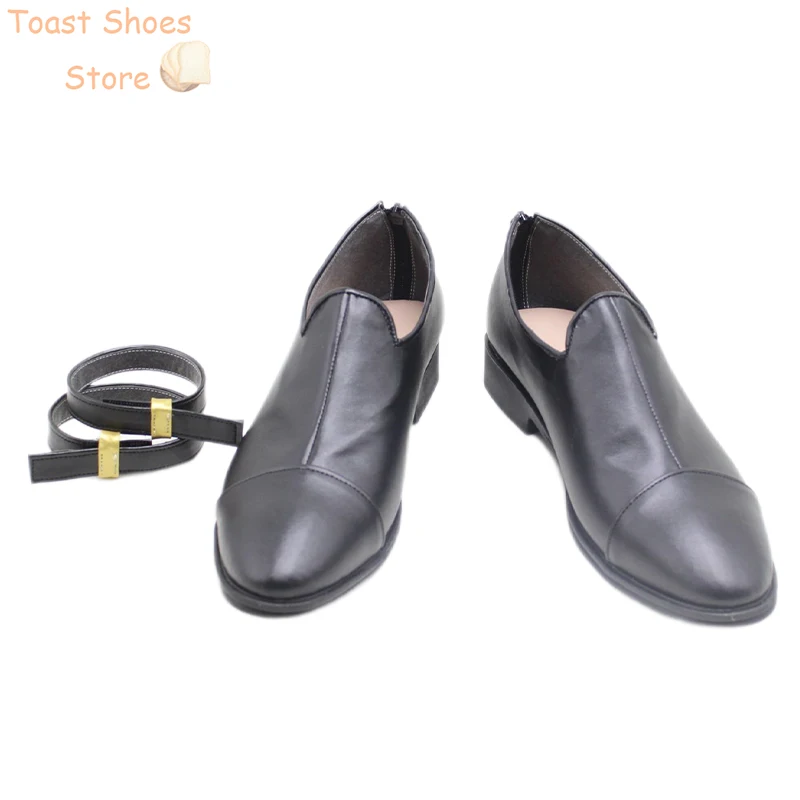 Hoshimati Suisei Cosplay Shoes Vtuber PU Leather Shoes Halloween Carnival Boots Costume Prop