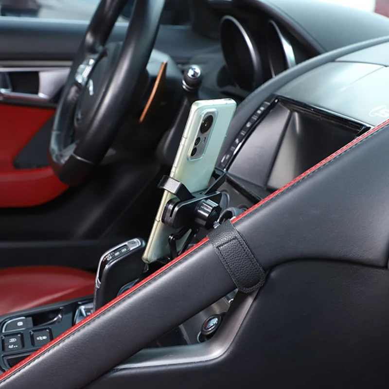 

Для Jaguar F-TYPE 2013-2023 Автомобильная центральная ручка управления, держатель для мобильного телефона, GPS-навигатор, внутренние автомобильные аксессуары
