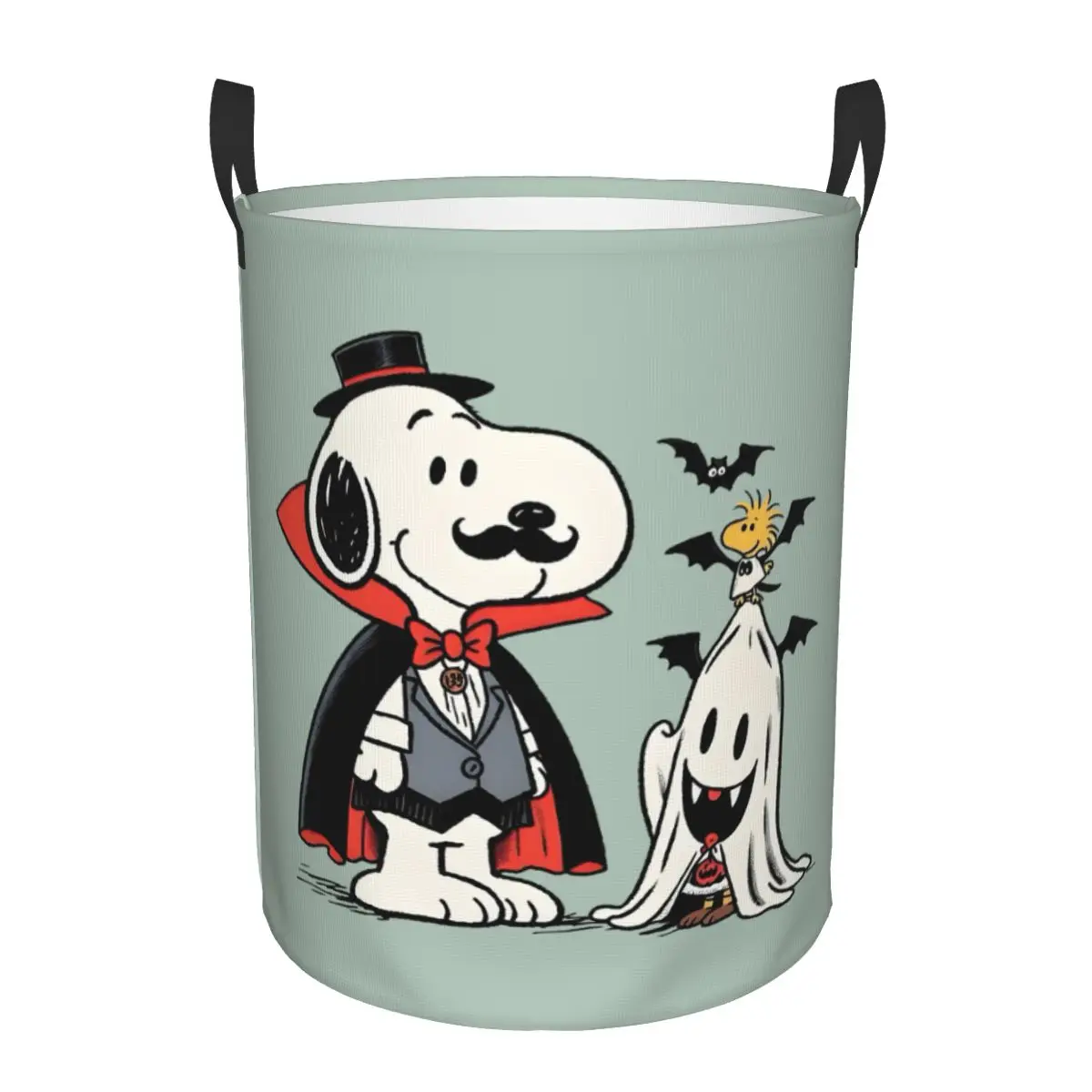 Custom S-Snoopys Laundry Basket Collapsible Large Capacity Clothes Storage Bin Cute Cartoon Baby Hamper