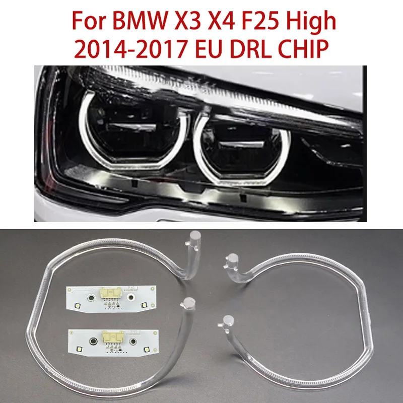 

Daytime Running Lights For BMW X3 X4 F25 2014-2017 LED European Angel Eye White Light Car DRL CHIP Ballast Luminous Tube Module