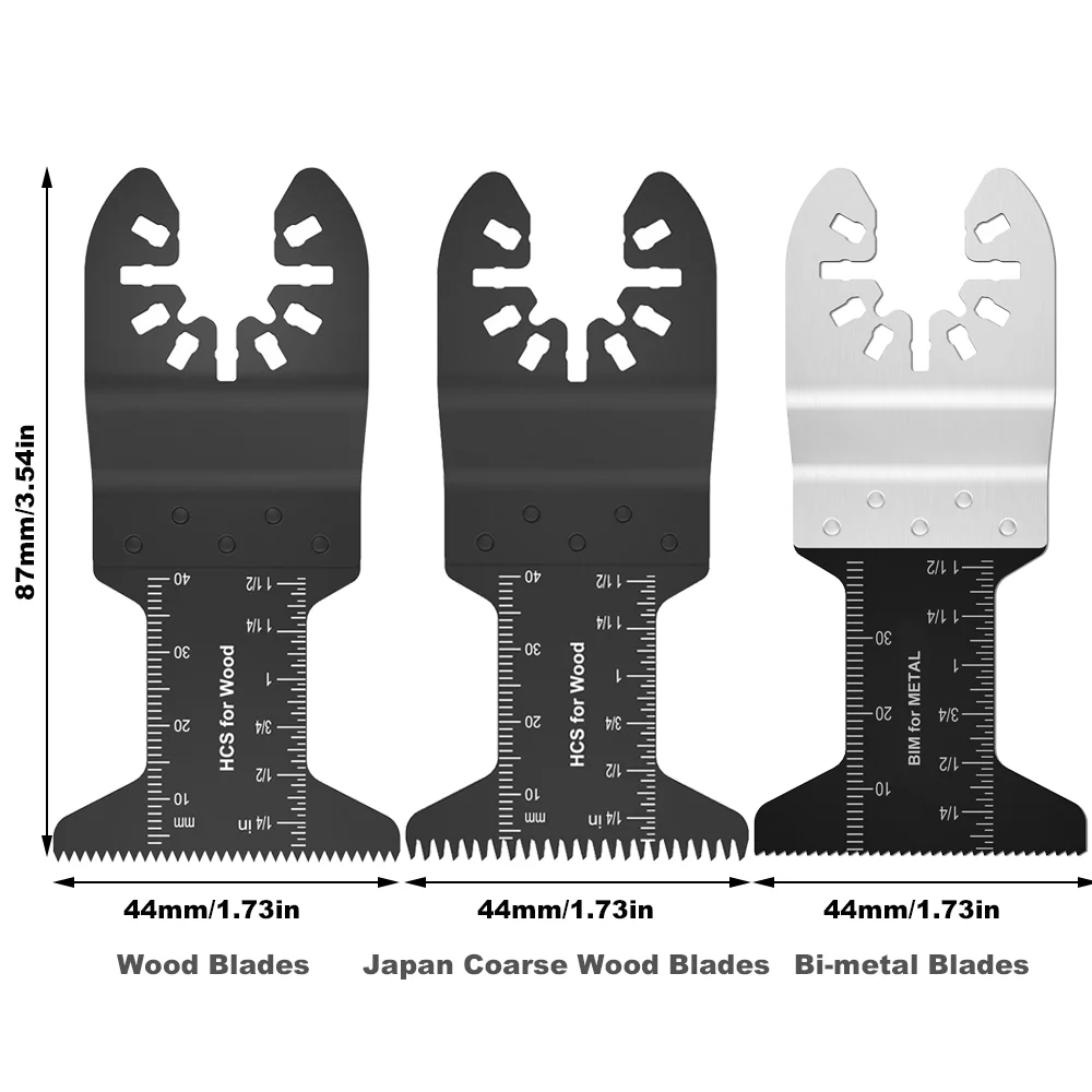 1PC 10/20/34/45/65/88mm Saw Blade Oscillating Tool Renovator Multimaster Tool Saw Blade Power Tool Accessory for Wood Metal PVC