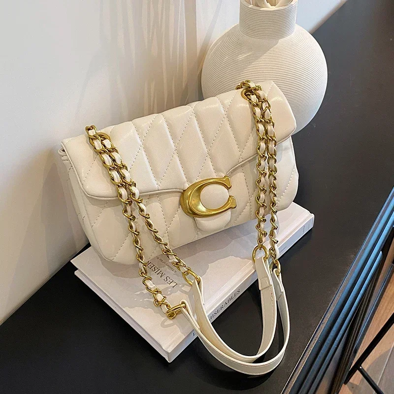 

2025 Новая элегантная кожаная сумка-тоут большой вместимости - винтажный шикарный дизайн через плечо для женщин со съемным плечевым ремнем