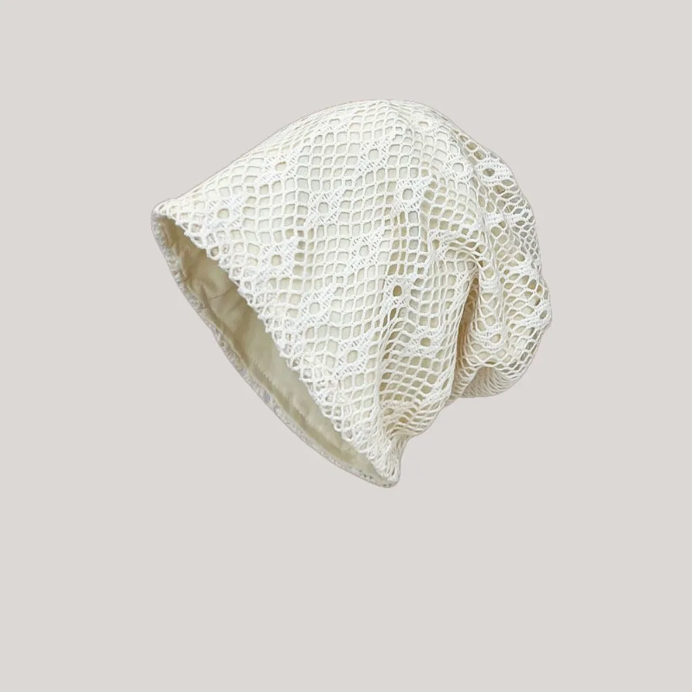

Thin Knitted Knitted Hat Japanese Style Face Slimming Knitted Beanie Lightweight Literary Design Beanie Cap Casual Use