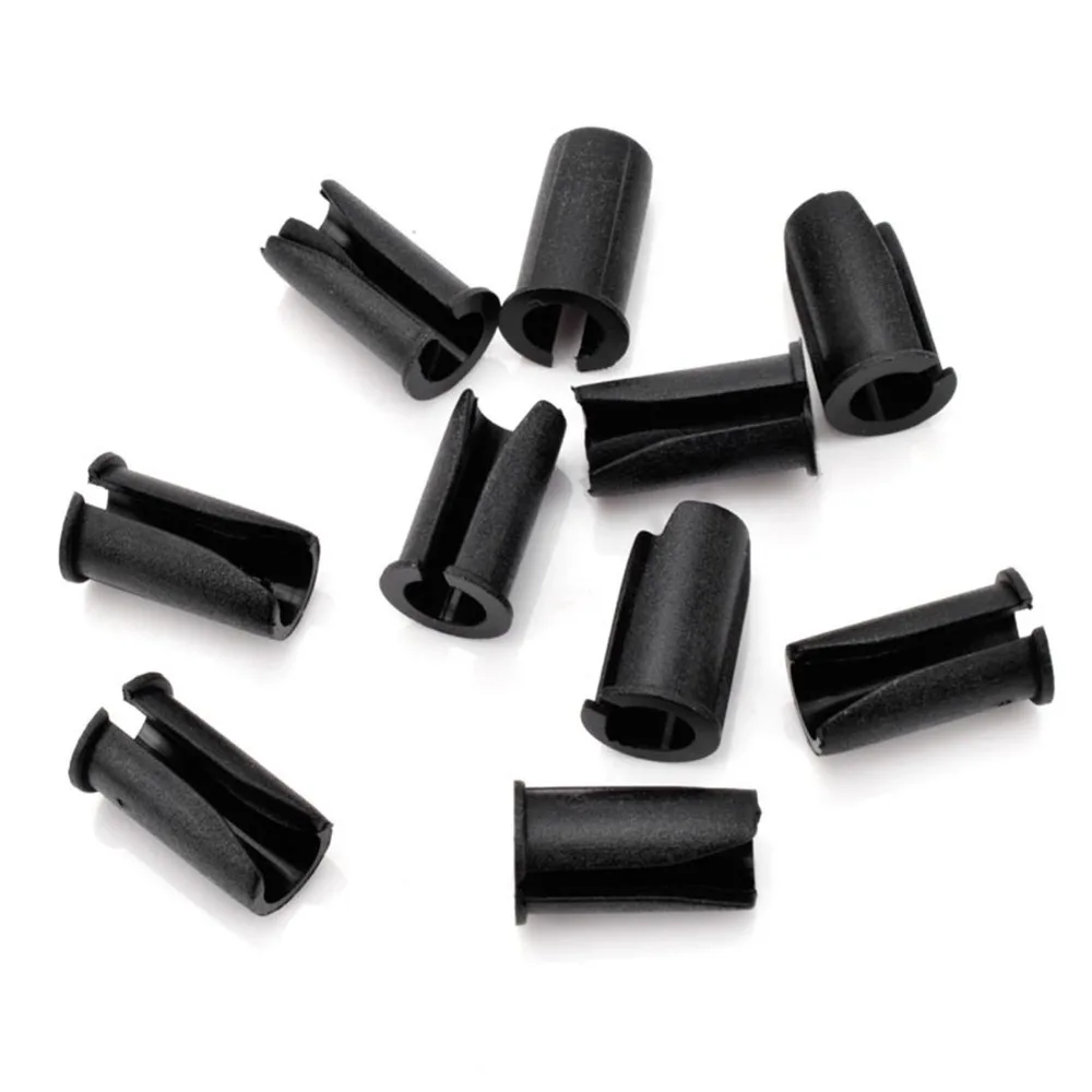 

10 шт. прочный пластиковый велосипедный U-образный зажим, черный многофункциональный зажим для велосипедного тормозного троса, зажим для направляющей линии велосипеда, тормозная система велосипеда