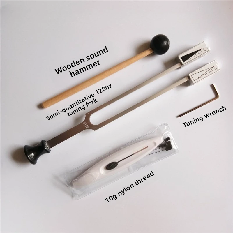 Screening Pack C128HZ Semi-Quantitative Tuning Fork Removable Slider Frequency Conversion Tuning Fork Gift Tuning Fork