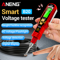 ANENG B20 Double Head Screwdriver Smart Recognion 11V~ 450V AC Voltage Detection Dual-use Slotted Cross Digital Meter Tester Pen