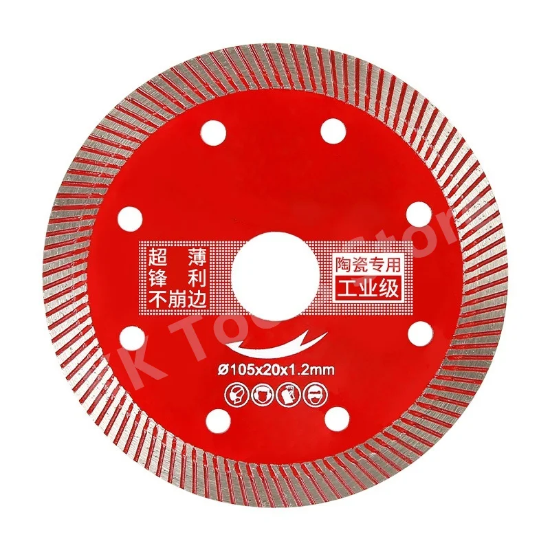 Diameter 105mm Diamond Saw Blade Cutting Disc For Stone Porcelain  Ceramic Saw Blade Efficient Durable Tile Cut