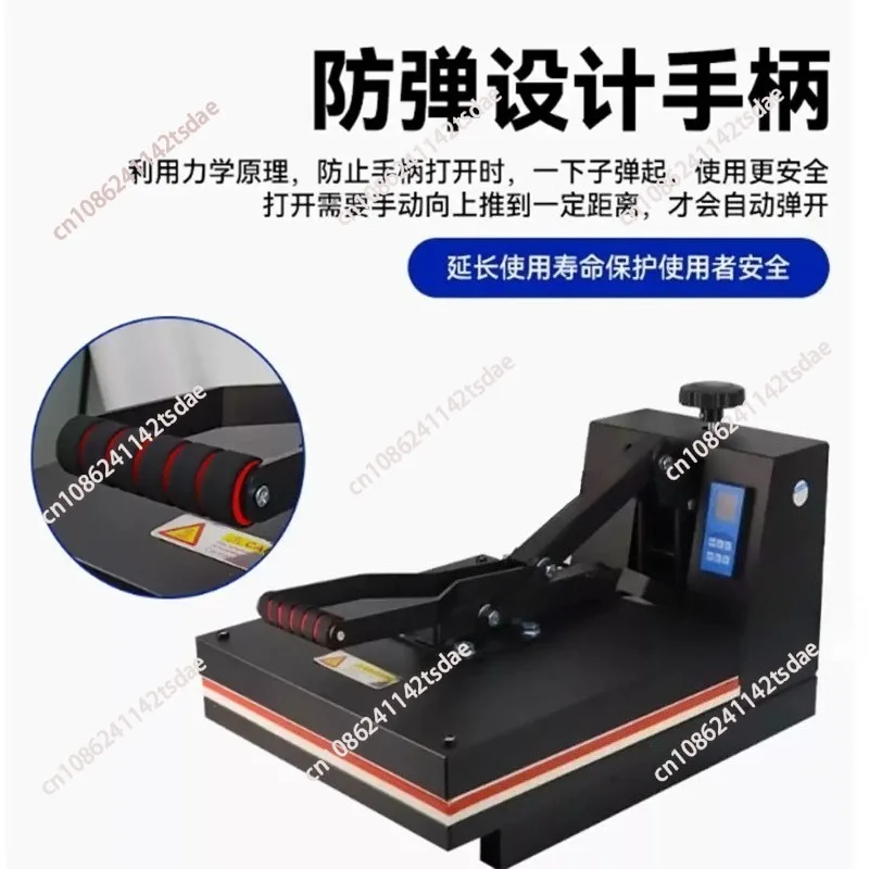 Large format clothing heat transfer sublimation printing press t-shirt cloth heat press printer Non‑rotating structure