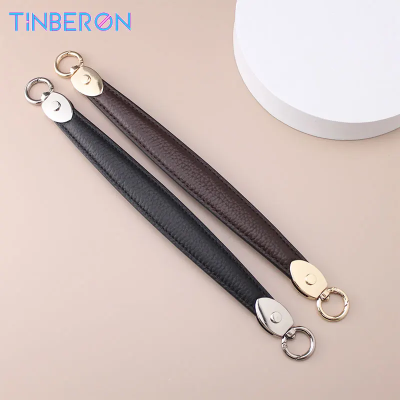 

TINBERON Leather Bag Strap Handbag Handle Strap Women Fashion Shoulder Bag Strap Replacement Bag Parts Accessories 31/60cm Strap