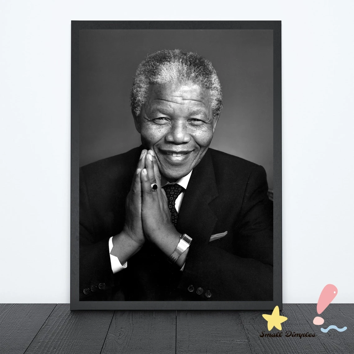 

Nelson Mandela Star Poster Canvas Art Print Home Decoration Wall Painting ( No Frame )