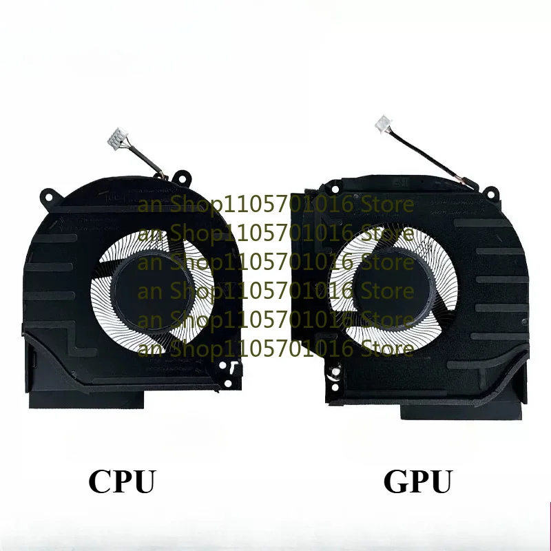 B=For CPU GPU Fan HP Victus Gaming 9 16-R TPN-C169 DC12V MG75091V1-C190-S9A MG75091V1-C180-S9A N44738-001 N44742-001 7J2350/2360
