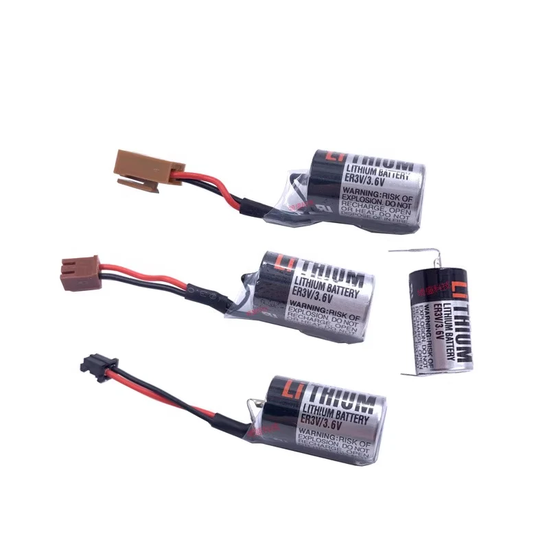 1pce ER3V 1/2AA 3.6V CPM2A-BAT01 JZSP-BAT01 PLC Lithium Battery