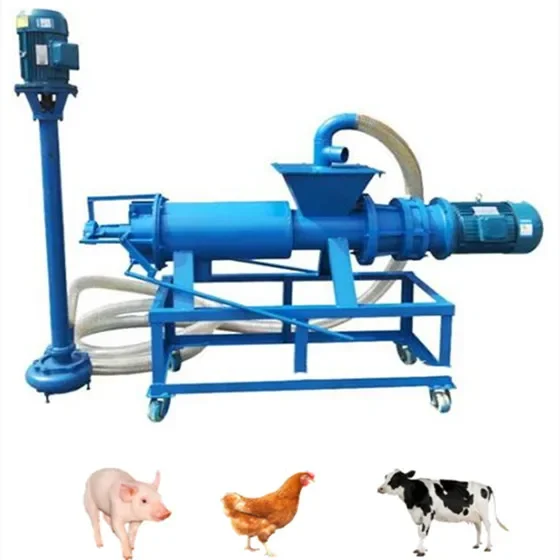 

Pig manure dry and wet separator small and medium farm chicken manure duck manure dehydrator Biogas Slurry Dewatering Machine