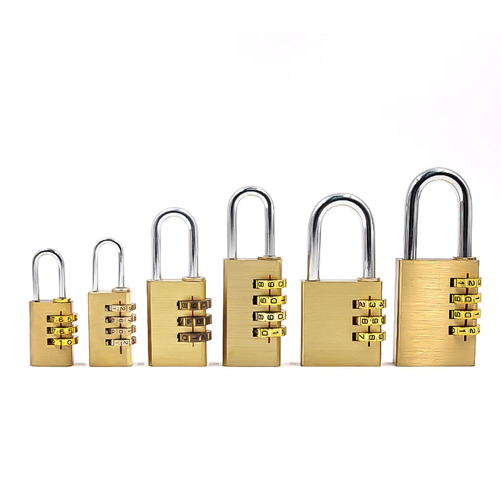 

Digital Code Lock 4 Dial Number Luggage Suitcase Backpack Combination Travel Outdoor Padlock Storage Cabinet