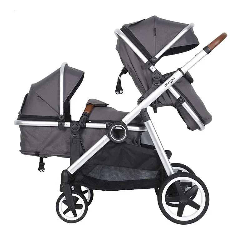 2024 Stroller Ready To Ship Two Kids Double Pushchair Dual Twin Pram