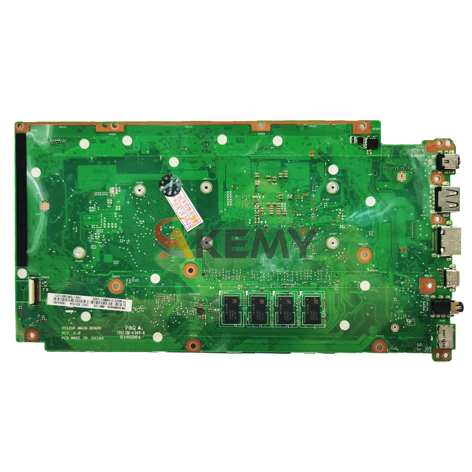 X512UA اللوحة الأم للكمبيوتر المحمول ASUS VivoBook X512UF X512UA F512U V5000UA X512U A512U Y5100U X512UB اللوحة الرئيسية ث/I3 I5 I7 CPU stk