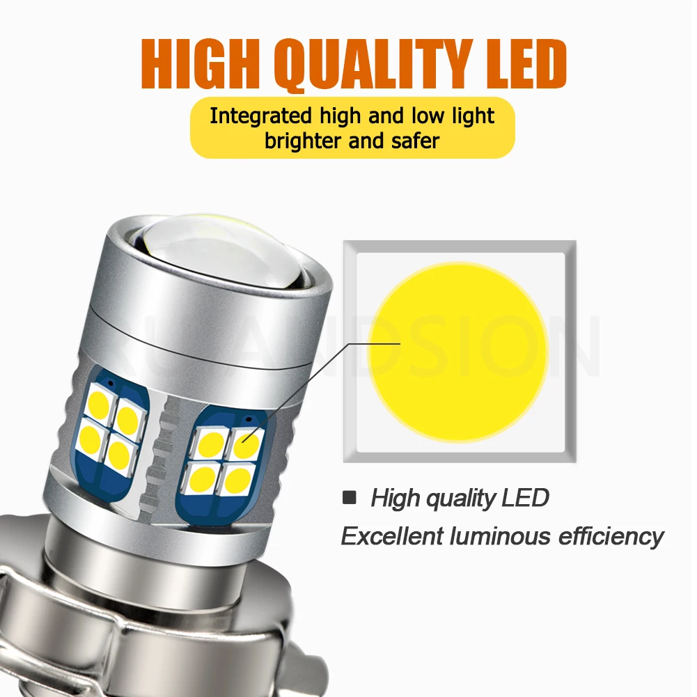 P26S LED Motorcycle Headlight 6-24V DC 22SMD 3030 Headlamp Moped Scooter ATV Motorbike Light Bulbs Motor Accessories 6V 12V 2.4W
