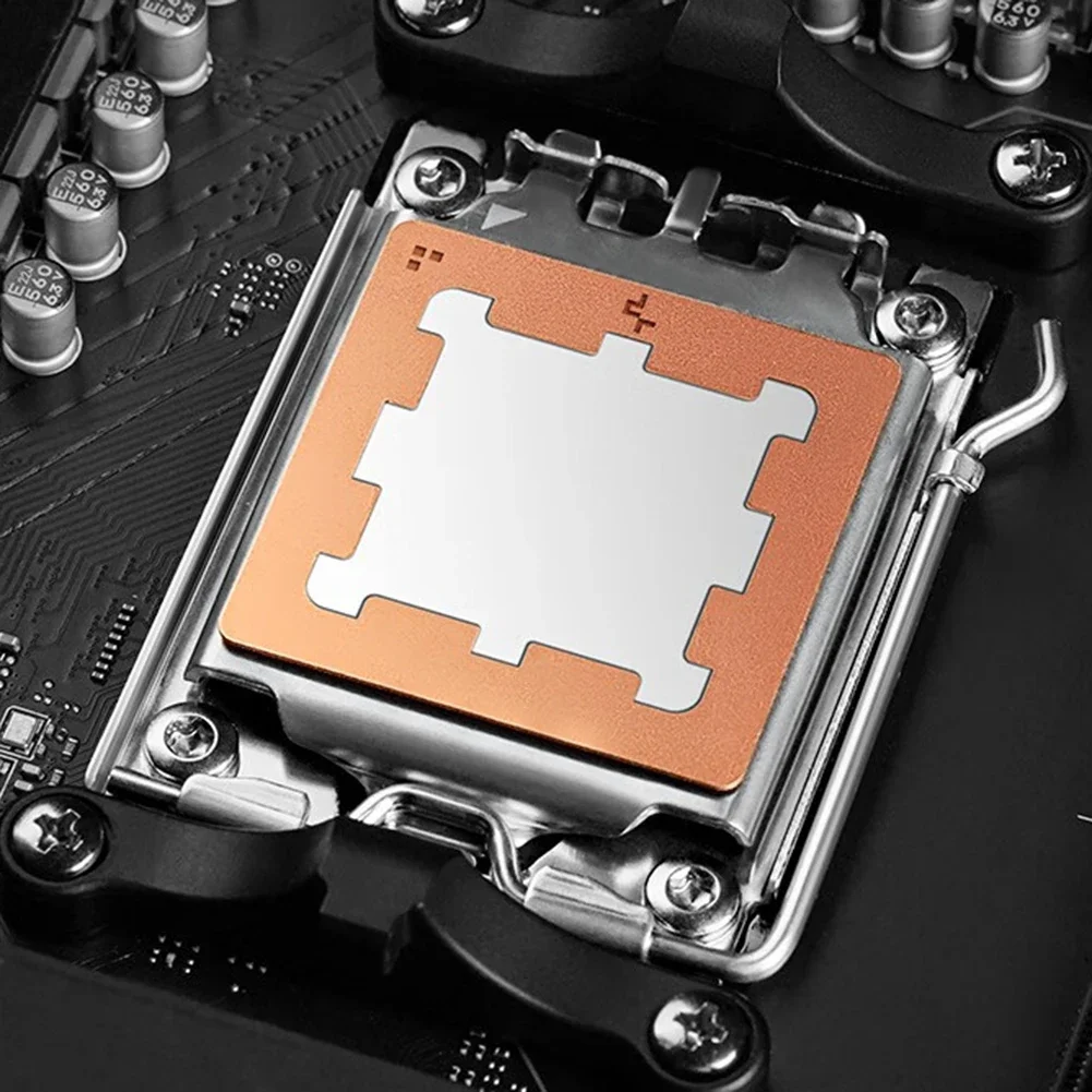 

CPU Processor Thermal Patch Replacement Pure Copper Thermal Conductive Patch Accessories for AMD AM5 CPU 7950X 7900X 7700X 7600X