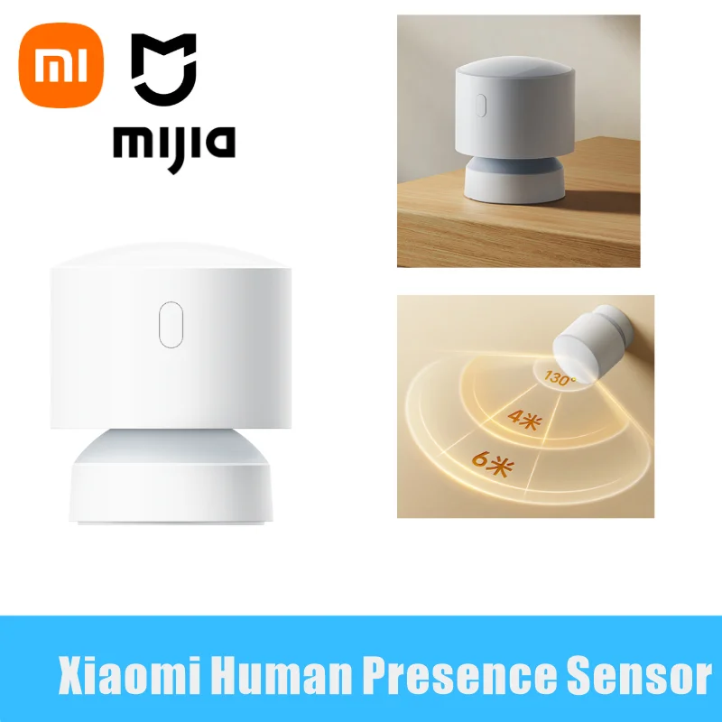 

Xiaomi Mijia Human Presence Sensor Smart Wireless Home Connection Bluetooth 5.0 Body Motion Sensors For Mi Home App XMOSB01XS