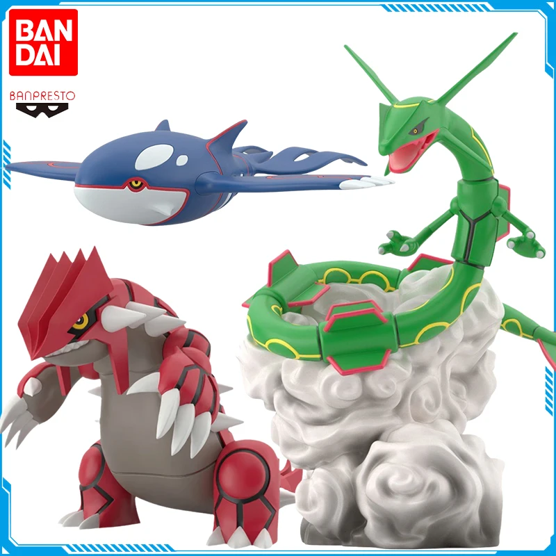 

Оригинальный Bandai Anime Pokémon Scale World Hoenn Region Groudon Rayquaza Kyogre 1/20 ПВХ Фигурка Коллекция Модель Игрушки Подарок