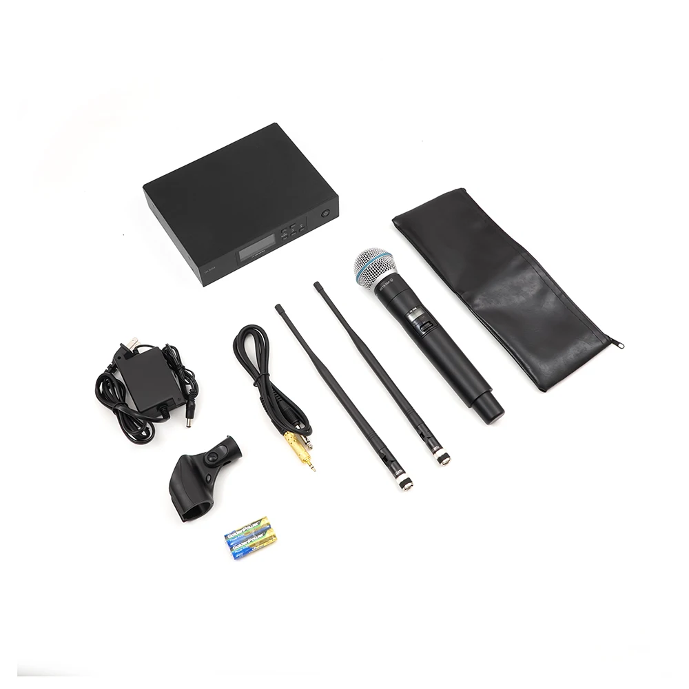 QLXD24/B58 Wireless Microphone System with BETA 58A Handheld Vocal Mic microphone  karaoke professional metal wireless systems