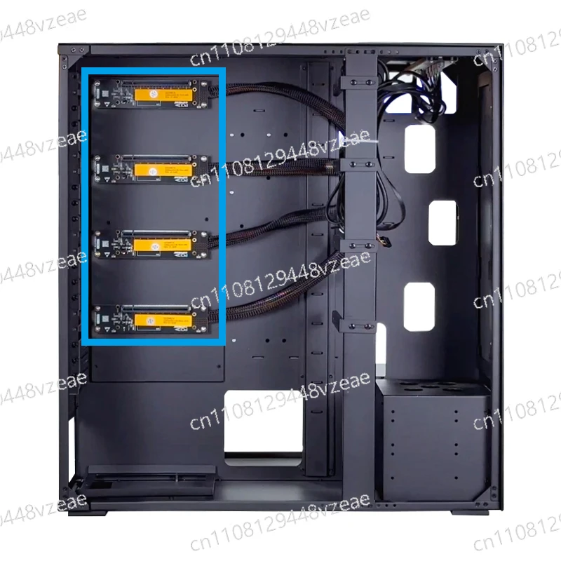 4 Sets of RTX 4090 Water-cooled Deep Learning Server Shell WS04A GPU Workstation Chassis