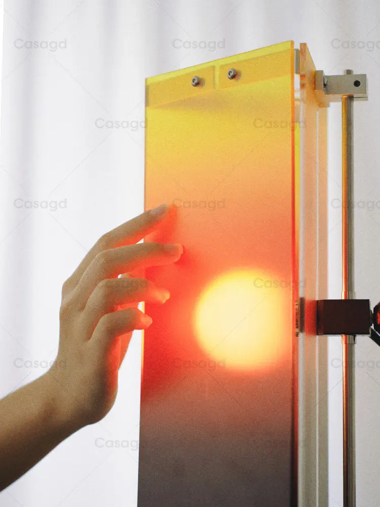 Sunset Gradient Desk Lamp Designer Desktop Ornament Lamp Modern Simple Living Room Atmosphere Lamp