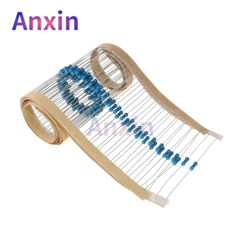 

50PCS 1/2W 0.5W 1R - 1M Metal Film Resistor 1% 2R 10R 22R 47R 100R 330R 2k 1K 4.7K 10K 100K 4.7 51 47 62 75 100 120 510 Ohm K Ω