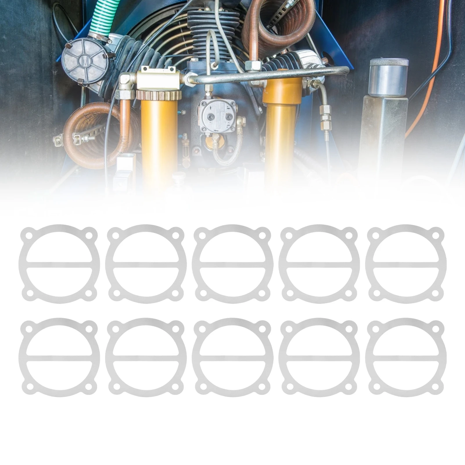 

Алюминиевая уплотнительная пластина для воздушного компрессора, замена прокладки для цилиндра диаметром 65 мм