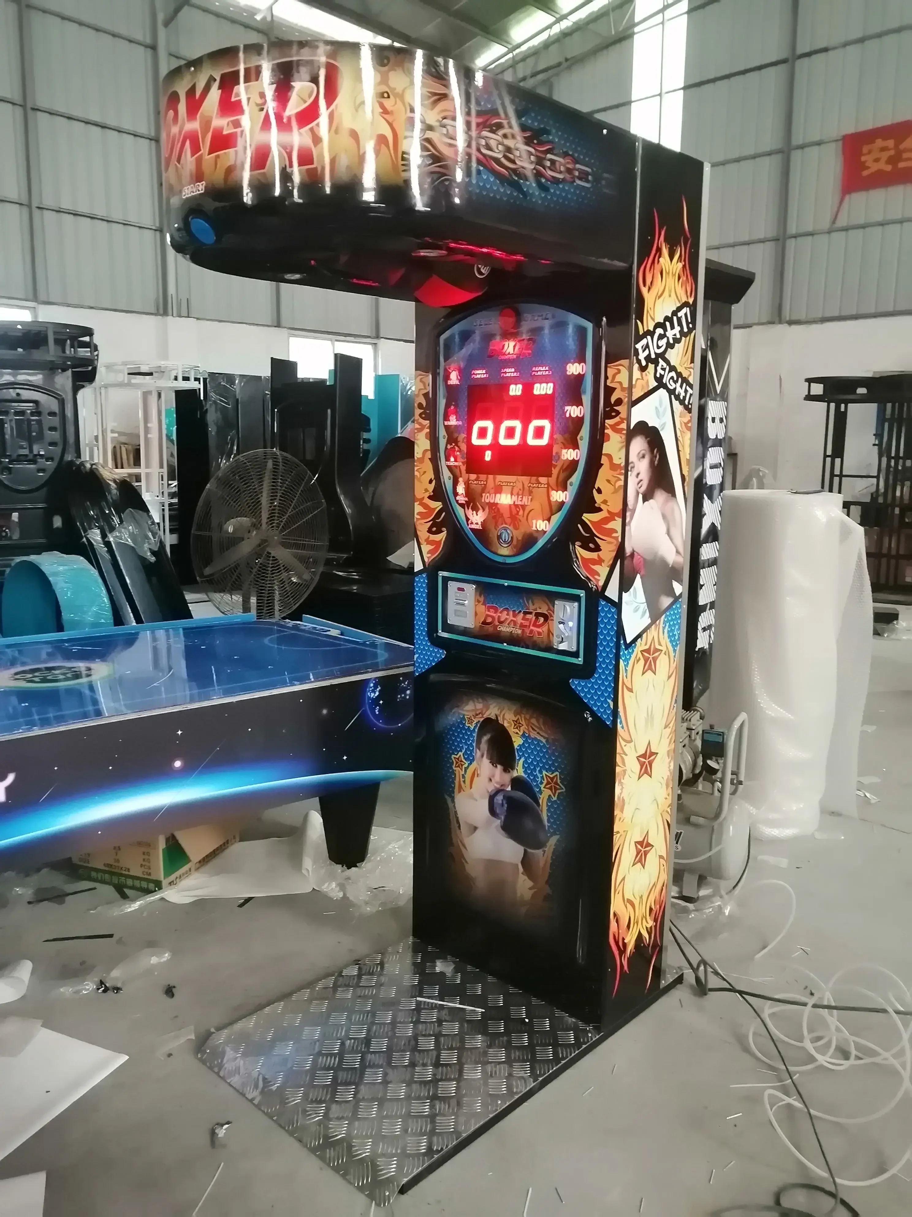 Punch Machine Arcade Ponsmachine Outdoor Ultieme Big Punch Boxing Game Machine