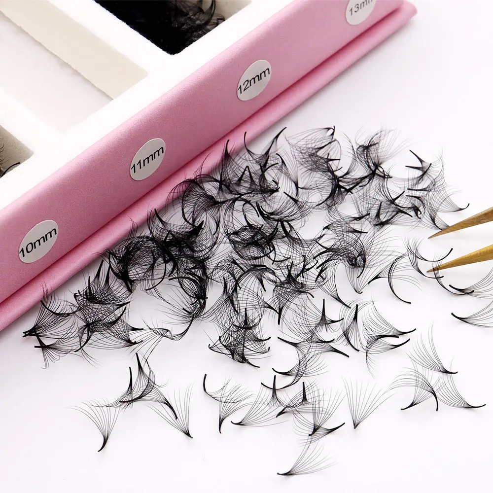 750Fans 8-13mm mix Pointy Base Premade Fans Loose Fans Medium Stem Sharp Thin Pointy Base Promade Volume Fans Eyelash Extensions