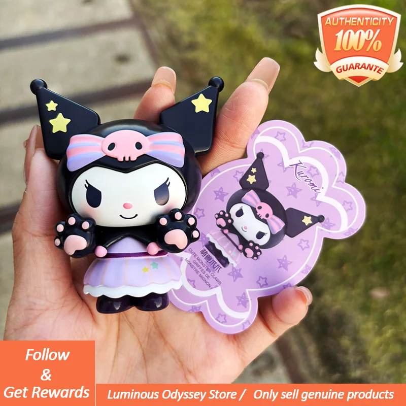 الأصلي سانريو كورومي صندوق أعمى خدعة أو علاج بدون سكر أنيمي مفاجأة صندوق Kawaii غامض تخمين حقيبة الشكل دمية لعبة