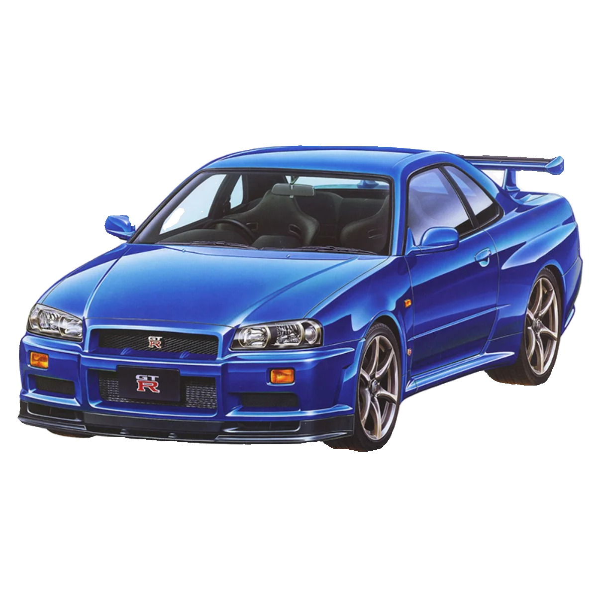 Tamiya 24210 plastikowy model samochodu zabawka 1/24 GT-R R34 samochód sportowy zestaw do montażu DIY