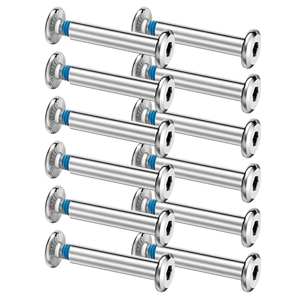 Tornillos Ejes para ruedas de patín Patines en línea Patines en línea Zapatos de skate Espaciador Tornillos masculinos y femeninos Ejes para zapatos de skate Tornillo para patines en línea