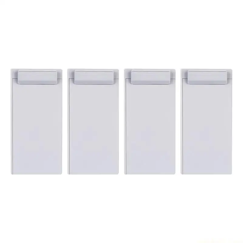 Document Stand Plastic Clipboard with Sliding Clip for School, Office Letter Size Clipboard Standard Clear Clipboard