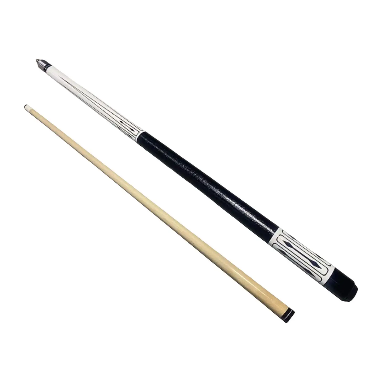 

Бильярдный кий из нержавеющей стали, двухсекционный, сегментированный, 1/2 разделенный, деревянный