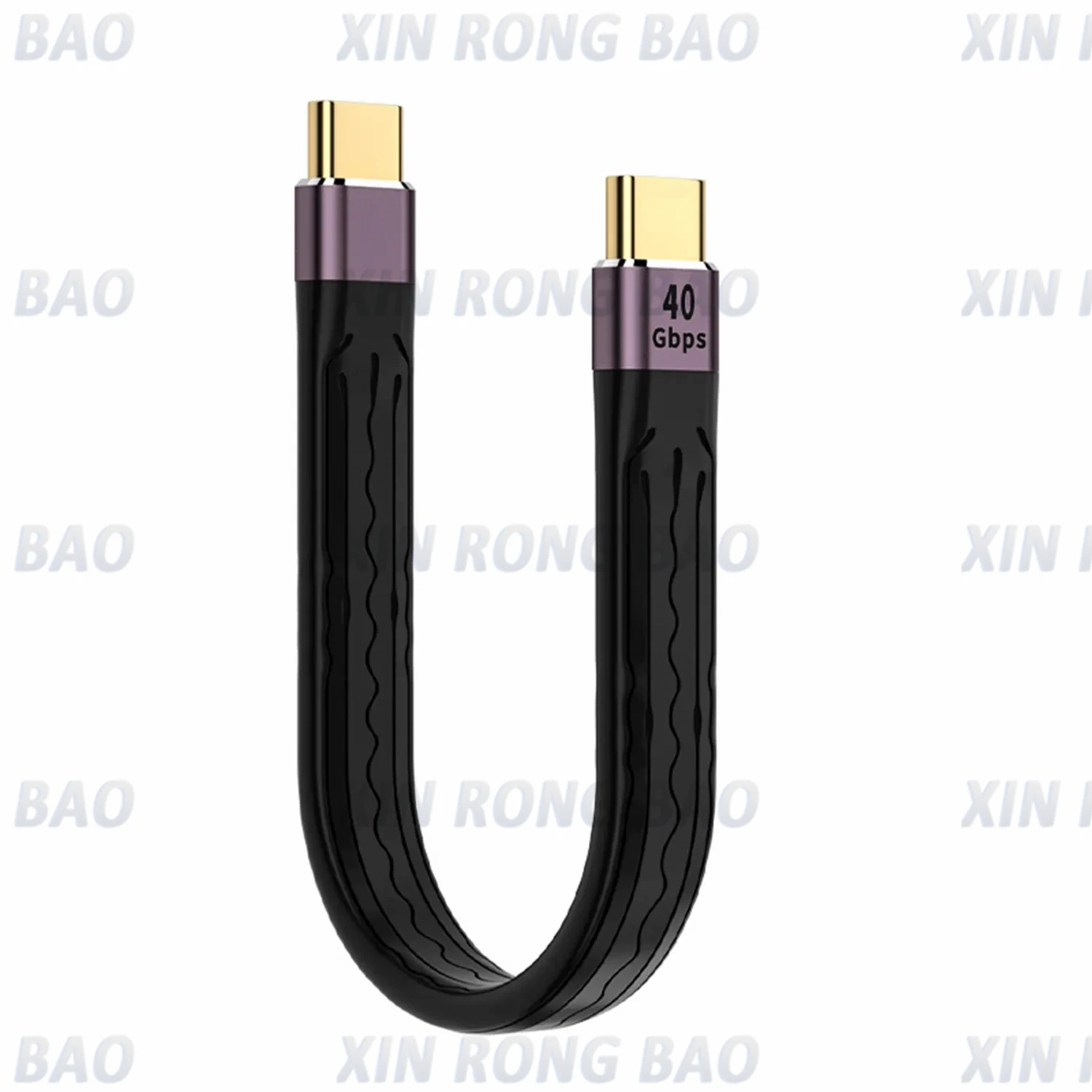 USB3.1 10Gbps to Type C Cable 13cm PD 100W USB to C Converter OTG Adapter USB4 20Gbps for Power Bank - High-Speed Data Transfe