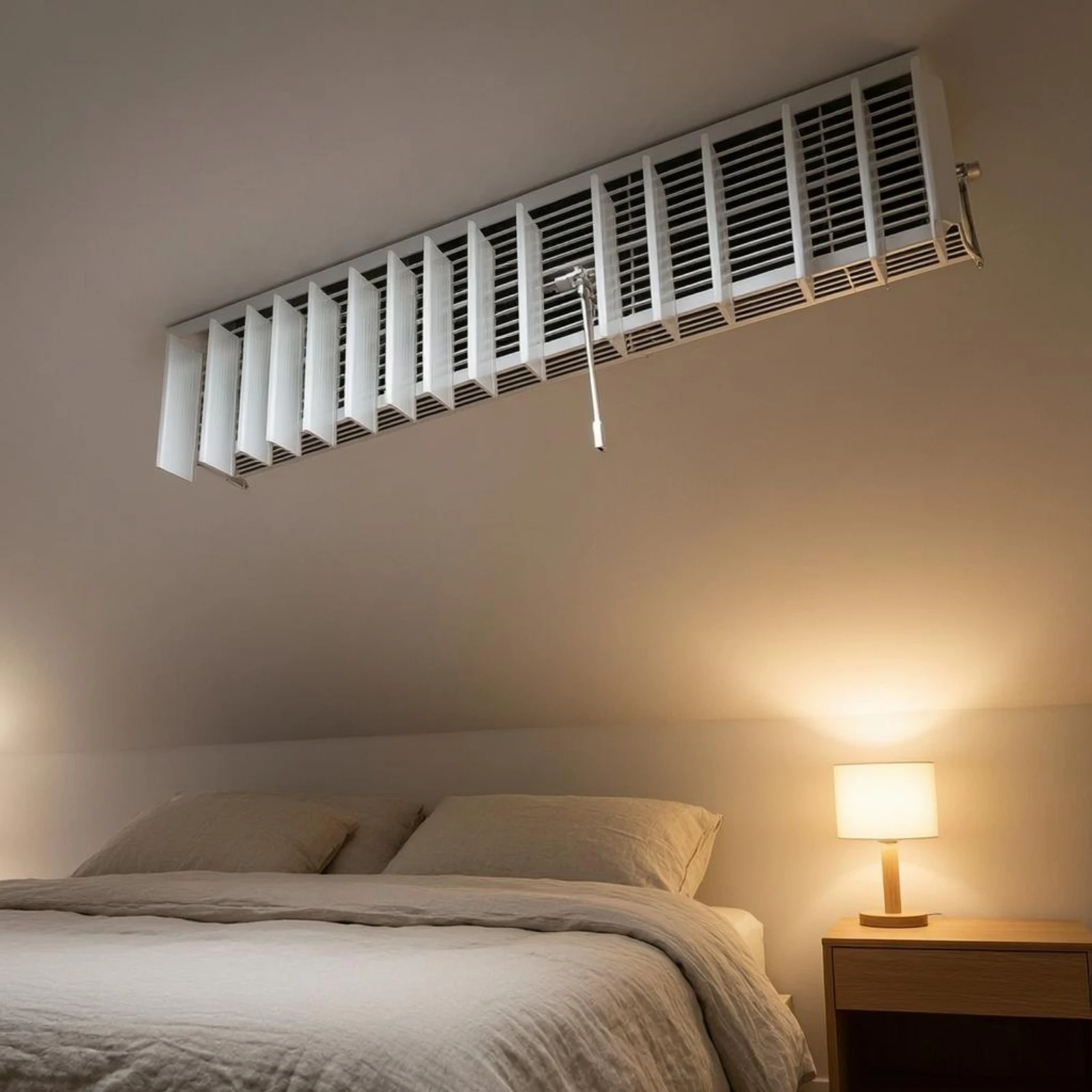Central Air Conditioning Air Deflector Pull Rod Adjustable Air Conditioning Vent Deflector Air Conditioner Windshield