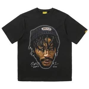 Đàn ông và phụ nữ kế hoạch áo phông Mỹ, in máy chơi NBA, áo sơ mi cotton đồ họa, nửa xoài, áo phông ngoại trang, quần áo phụ nữ 12 Áo sơ mi NBA bán hàng chính - 3