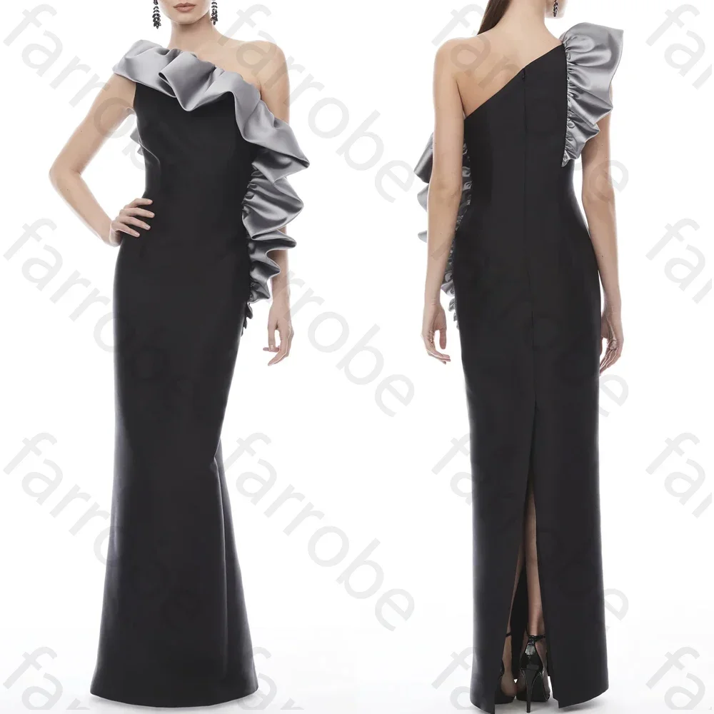 

Customized Sexy Elegant One Shoulder Dress A-Line Evening Dresses Occasion Formal Exquisite High Quality Prom Party Gowns Women