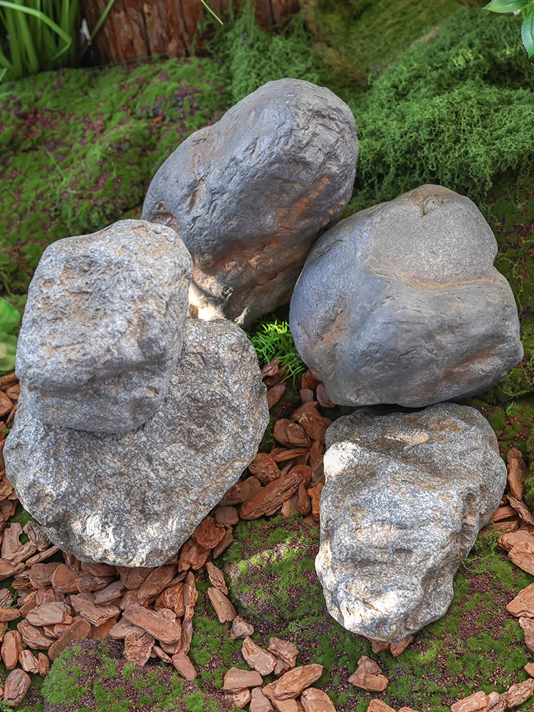 Artificial Stone Landscape Stone Rockery Interior Decoration Outdoor Garden Fake Rock Decoration Photography Props