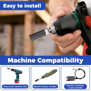 Equipped with 1/8 inch handle sandpaper stick, durable, safe material, 30 PCS sandpaper bar polishing roller sanding head