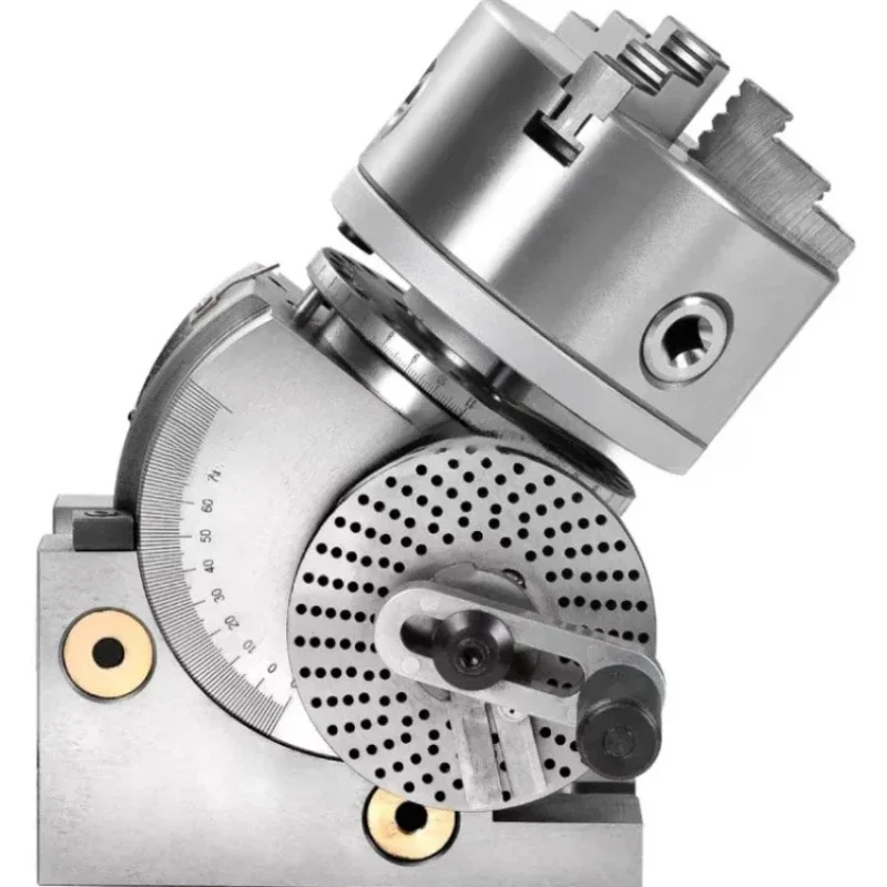 4 inch 3 jaw chuck indexing head Precision semi-universal indexing head Tail seat milling machine Rotary table