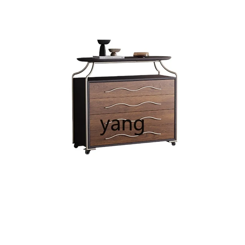 

LH antique style living room solid wood four-chest dining room simple dining side cabinet mobile bedroom chest