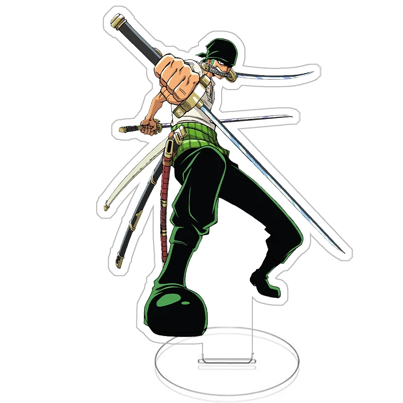 Anime Figure One Piece Standing Sign Cartoon Character Monkey D. Luffy Nika Roronoa Zoro Acrylic Stand Model Decor Fans Gifts