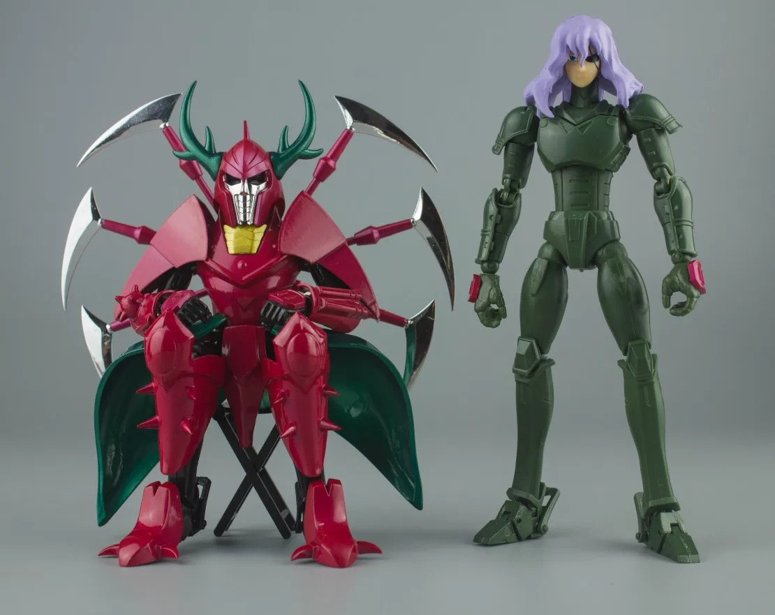 

In Stock YOYO Model Ronin Warriors Gen Masho Rajura/Anubis Phantom Demon General Armor Plus Action Figures Collection Toys