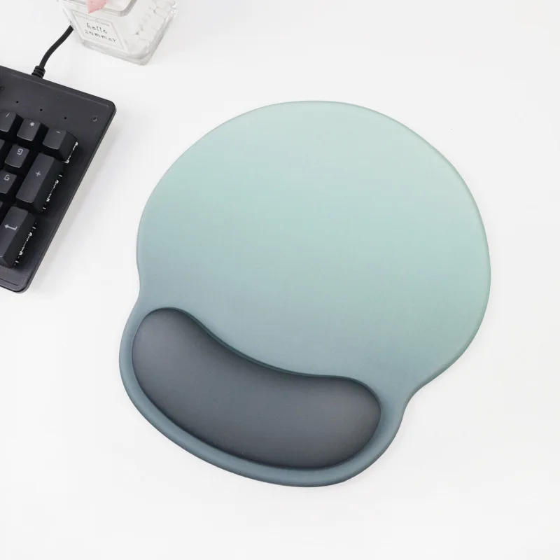 Pink Purple Silicone Wrist Rest Mouse Pad High-Value Desk Mat for Office Gaming Girls 10 Pattern Options
