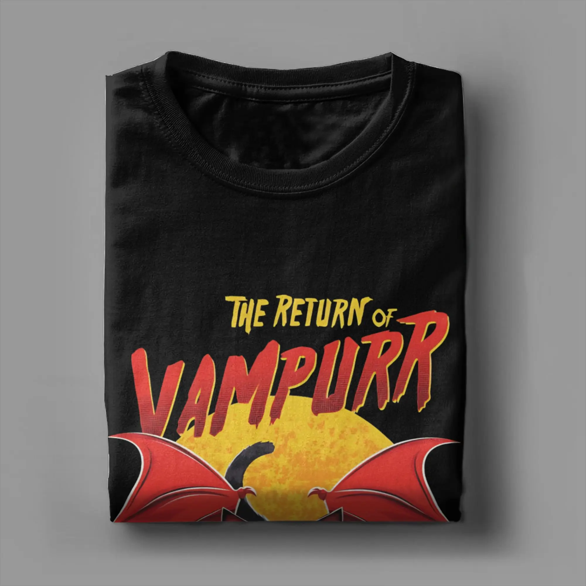 Harajuku T-Shirt Summer The Return Of Vampurr T-Shirts  100% Cotton Tee Shirt for Male Y2K Funny Hot Sale Short Sleeve Tees