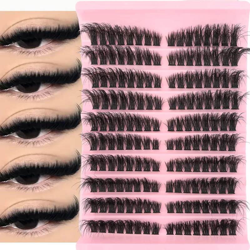 رمش عدة رمش تمديد عدة 10-18 مللي متر الطبيعية رقيق كاذبة رمش رمش لاش مجموعات مجموعة السندات وختم ماكياج #5